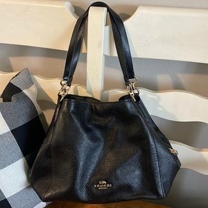 Used coach pebble hobo bag